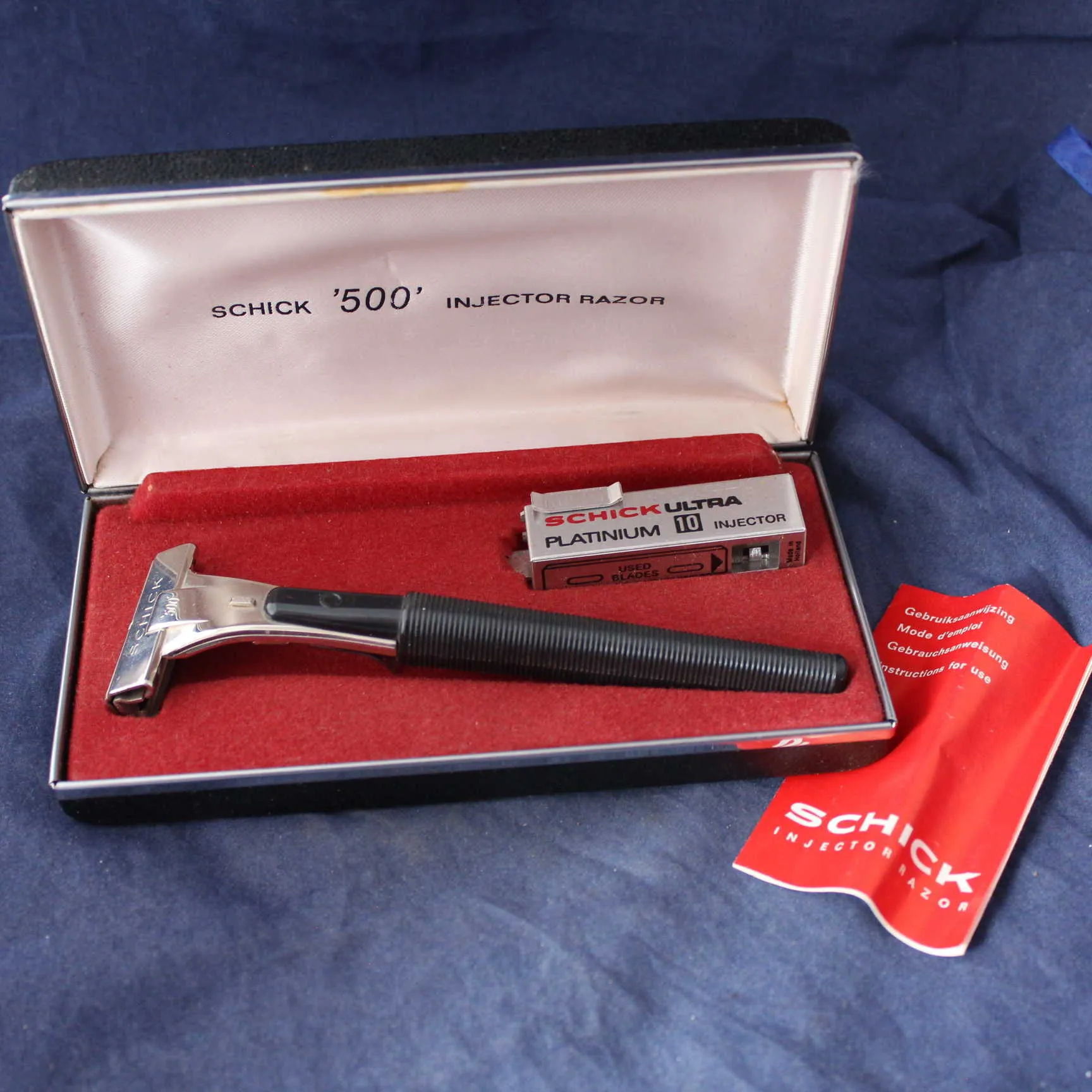 Beautiful and NOS Vintage Schick INJECTOR 500 - Darwin Shaving